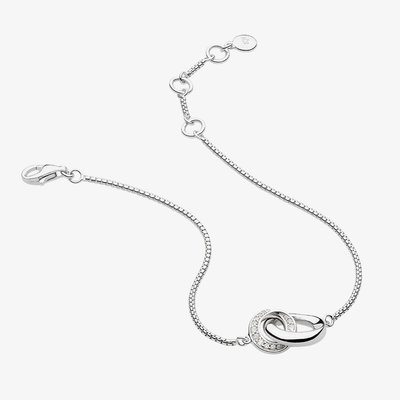 Kit Heath Bevel Cirque Link Pavé 7.5 Inch Bracelet 7151CZ