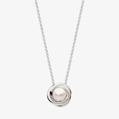 Kit Heath Bevel Trilogy Pearl 18 Inch Necklace 9161FP