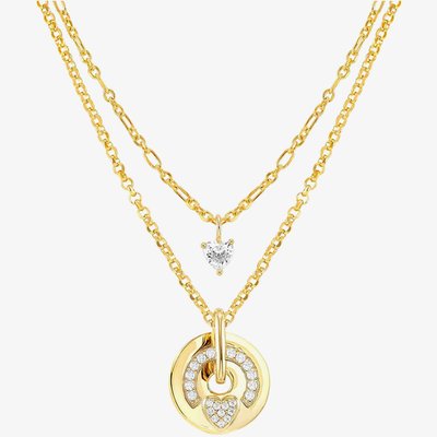 Nomination Sentimental Yellow Gold Tone Heart Necklace 149204/008