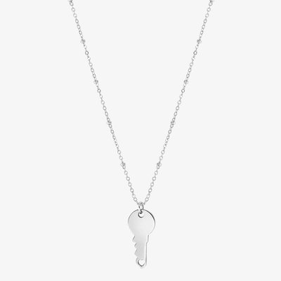 Sempre Con Me Engravable Key Necklace