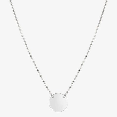 Messaggi D'Amore Engravable Round Disc Necklace