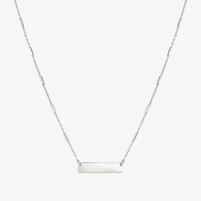 Messaggi D'Amore Engravable Plate Necklace