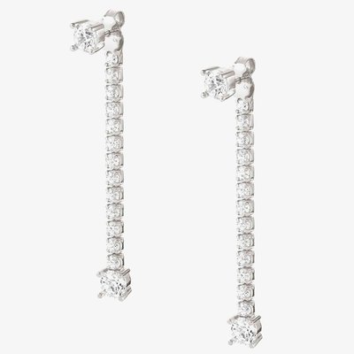 CHIC&CHARM Joyful Edition Silver Drop Earrings