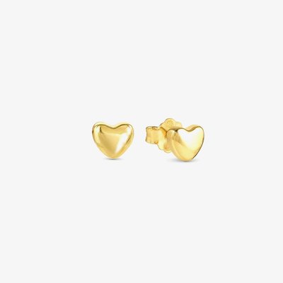 Nomination Armonica Gold Plated Heart Stud Earrings 241307/006