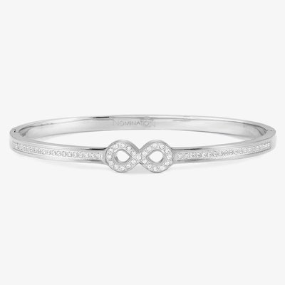 Pretty Bangles Cubic Zirconia Infinity Bangle