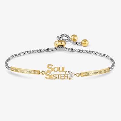 Nomination Milleluci Stainless Steel & Yellow PVD Soul Sister Bracelet 028027/007