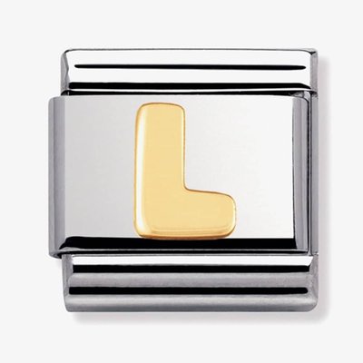 CLASSIC Gold Letters L Charm