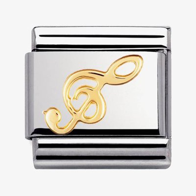 CLASSIC Gold Music Collection Treble Clef Charm