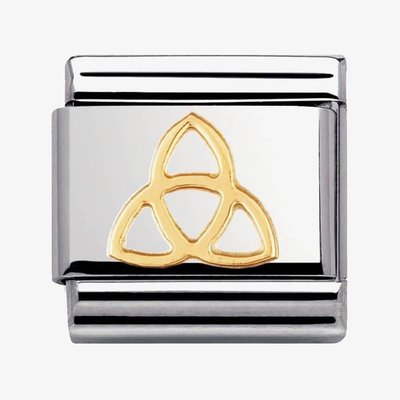 CLASSIC Gold Celtic Trinity Knot Charm