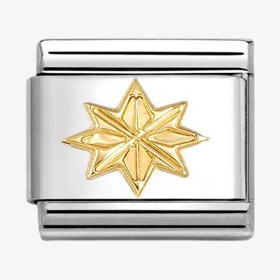 CLASSIC Gold Windrose Star Charm
