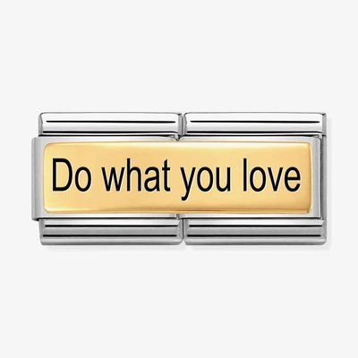 CLASSIC Composable Double Link Do What You Love Charm