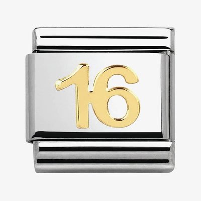 CLASSIC Gold Daily Life Sweet 16 Charm