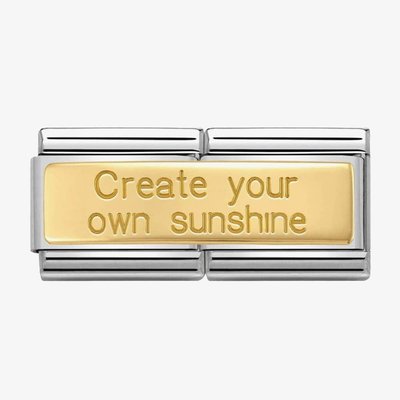 CLASSIC Gold Double Create Own Sunshine Charm