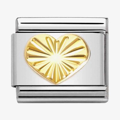 CLASSIC Composable Gold Coated Heart Charm 030149/51*