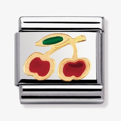 CLASSIC Gold Natures Fruit Cherry Charm