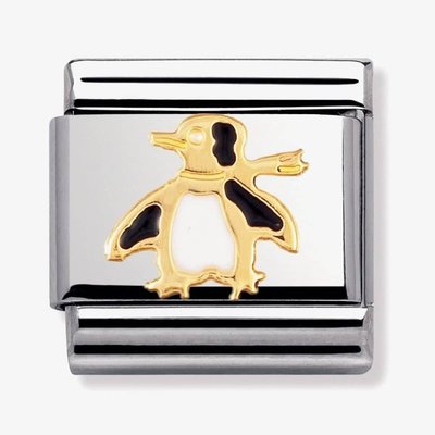 CLASSIC Gold Animals of Water Penguin Charm