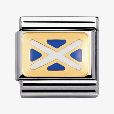 CLASSIC Gold Flag Scotland Charm