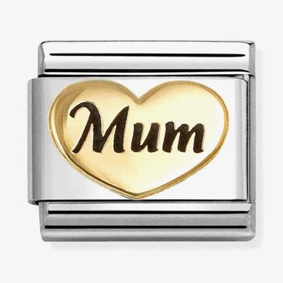 Classic Symbols Mum Heart Charm