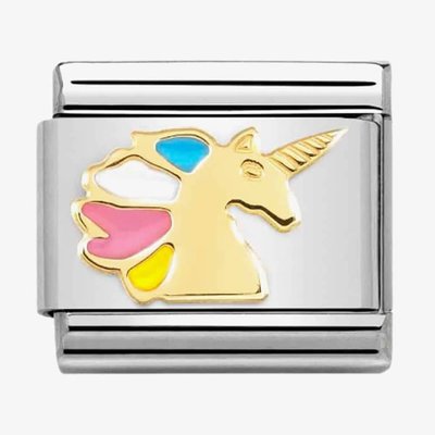 CLASSIC Composable Multi-Coloured Enamel Unicorn Charm