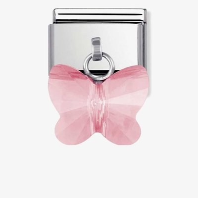 CLASSIC Pink Butterfly Charm