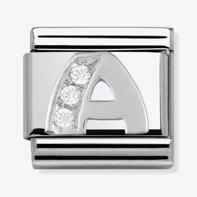 CLASSIC Silvershine Letter A Charm