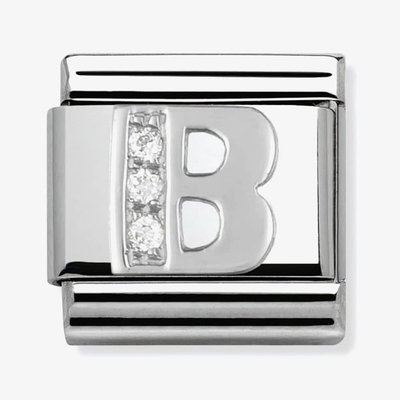 CLASSIC Silvershine Letter B Charm