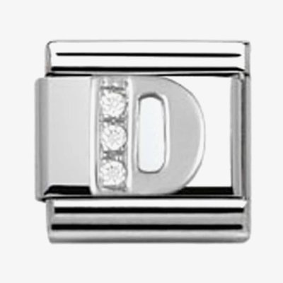 CLASSIC Silvershine Letter D Charm