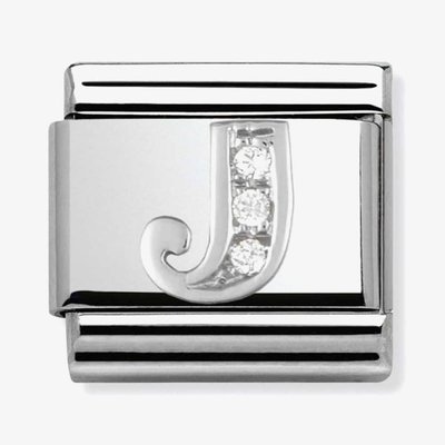 CLASSIC Silvershine Letter J Charm