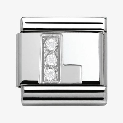CLASSIC Silvershine Letter L Charm