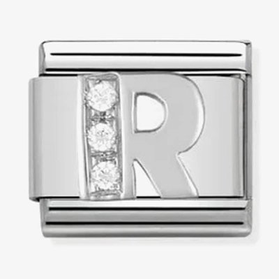 CLASSIC Silvershine Letter R Charm