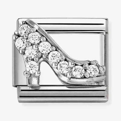 Nomination Classic Silver Cubic Zirconia High Heel Charm 330328/23