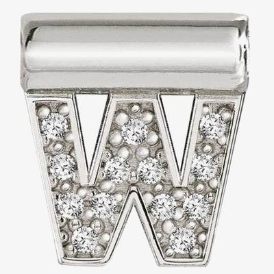 Nomination SeiMia Silver Cubic Zirconia Letter W Pendant 147115/023