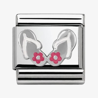 CLASSIC Silvershine Honolulu Flip Flop Charm
