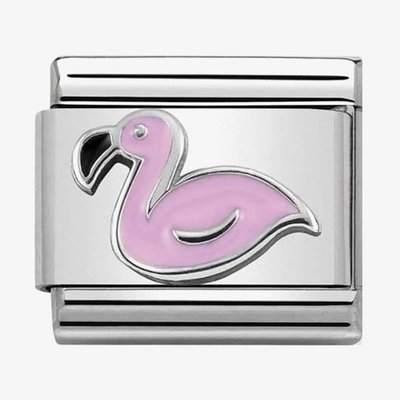 CLASSIC Silvershine Symbols Flamingo Charm