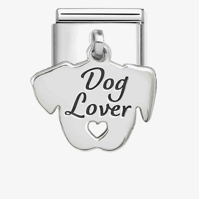 Classic Plates Dog Lover Dropper Charm