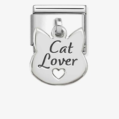 Classic Plates Cat Lover Dropper Charm