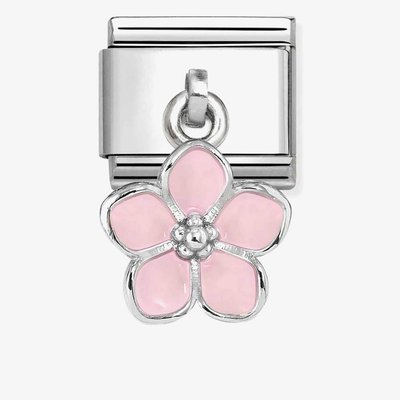 Nomination Classic Pink Flower Drop Charm 331805/23