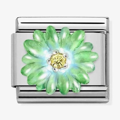 Composable CLASSIC Green Flower Charm