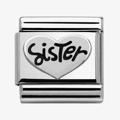 CLASSIC Silvershine My Family Sister Charm