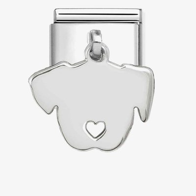 Classic Plates Dog Dropper Charm