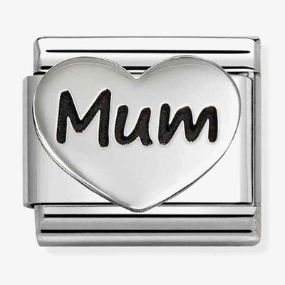 Nomination Composable Classic Mum Heart Charm 330114/22