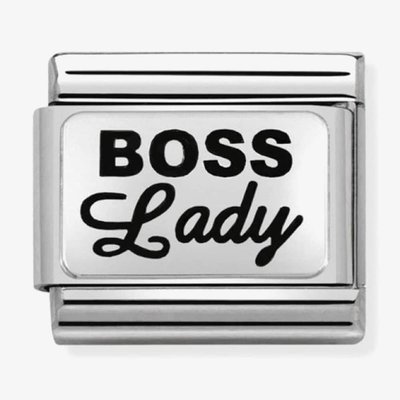 CLASSIC Silvershine Oxidised BOSS Lady Charm
