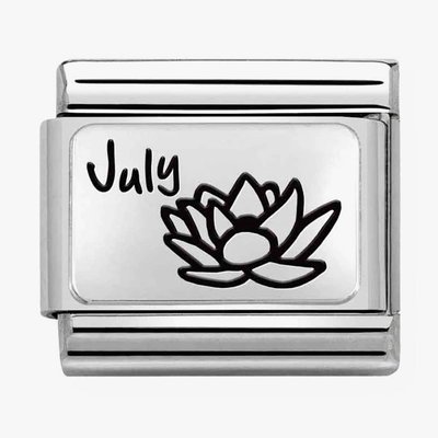 CLASSIC Composable Plates July Flower Charm