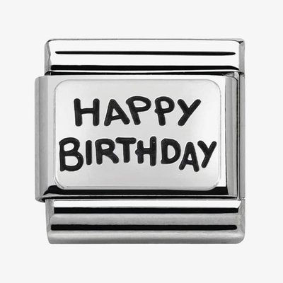 CLASSIC Silvershine Happy Birthday Charm