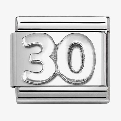 CLASSIC Composable Oxidised Silver 30 Charm