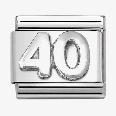CLASSIC Composable Oxidised Silver 40 Charm