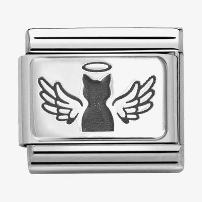CLASSIC Composable Angel Cat Charm