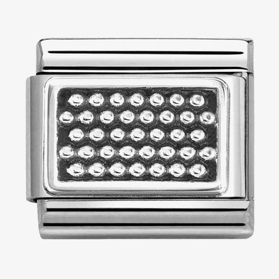 CLASSIC Plates Oxidised Dotted Plate Charm