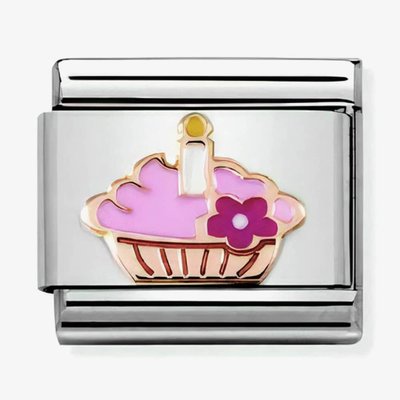 Composable CLASSIC Symbols Cupcake With Candle Charm