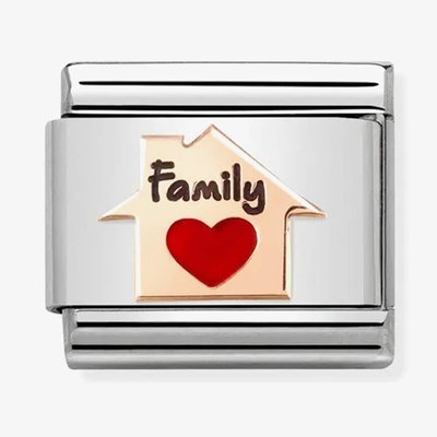 CLASSIC Composable Family Heart House Charm